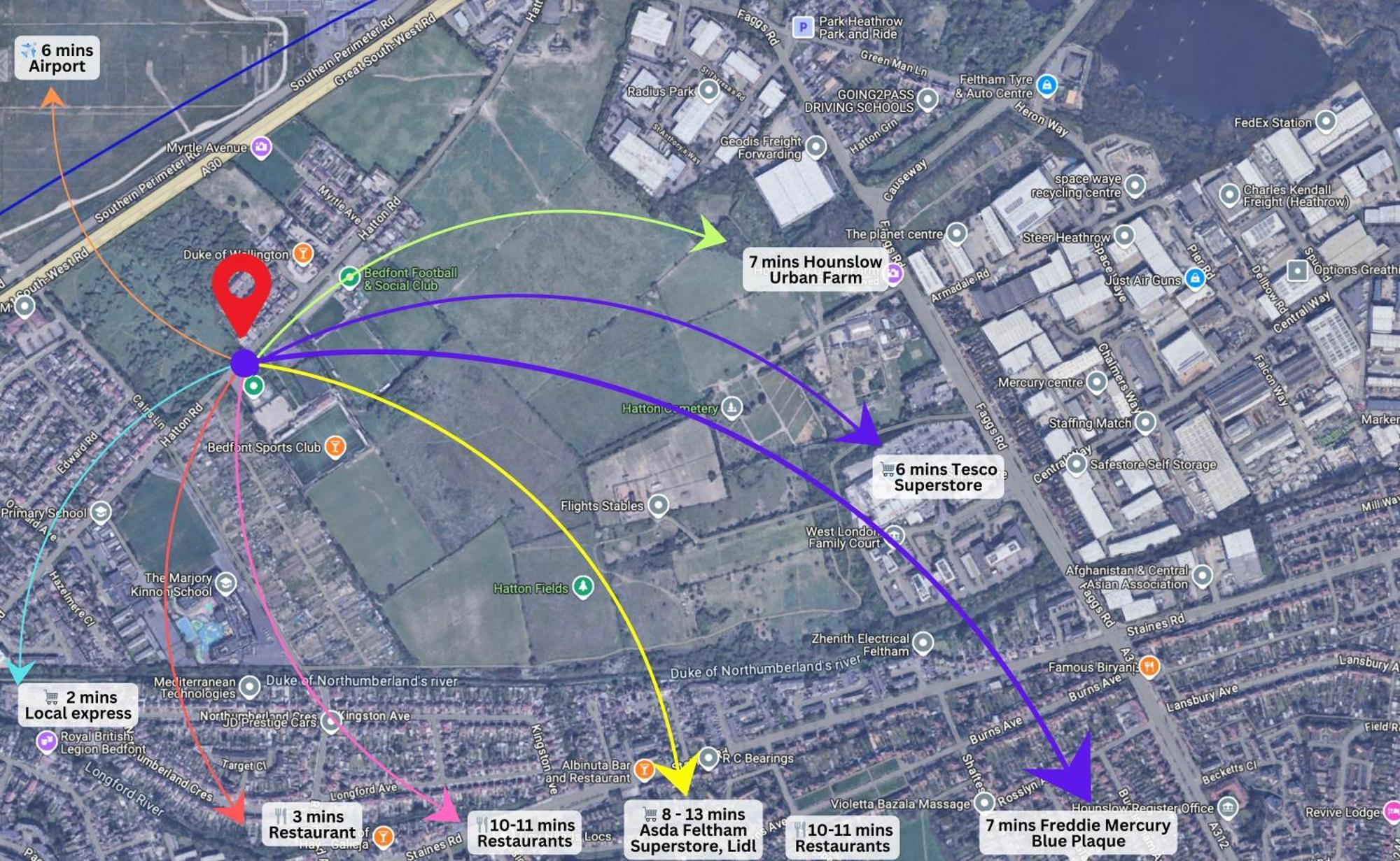 Hatton Heathrow Airport- Free Parking-free Underground To And From Heathrow Airport Hatton Cross Picture-see Fast Hatton Cross To 30min Appartement *